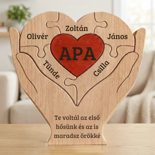 Te Tartasz Össze Minket - Egyedi Családi Fa Ajándék Apának