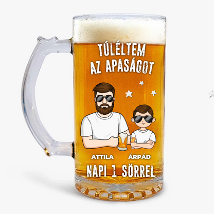 Az Apaság Megér Egy Sört – Személyre Szabott Söröskorsó Apák Napjára