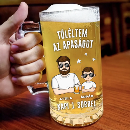 Az Apaság Megér Egy Sört – Személyre Szabott Söröskorsó Apák Napjára